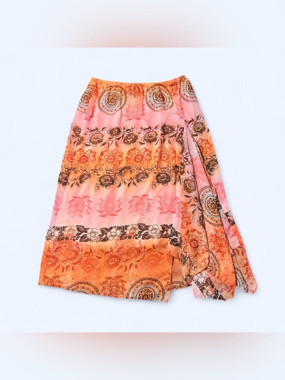 Y2K Fairy Floral Ruffle Skirt by M.D.I!